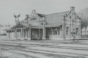 Red Wing, MN. Milwaukee Road depot.